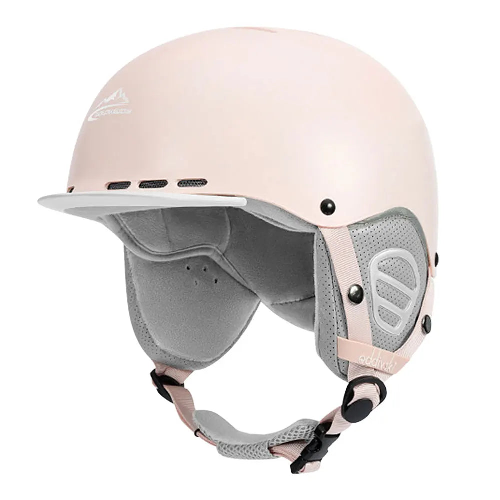 Ski Protective Helmet with Ear Protection Ski Protective Cap Vents ABS Shell and EPS Foam for Skiing Skateboard Snowboarding